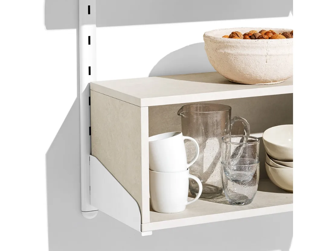 Mensole in metallo e melaminico Shelfy di Connubia
