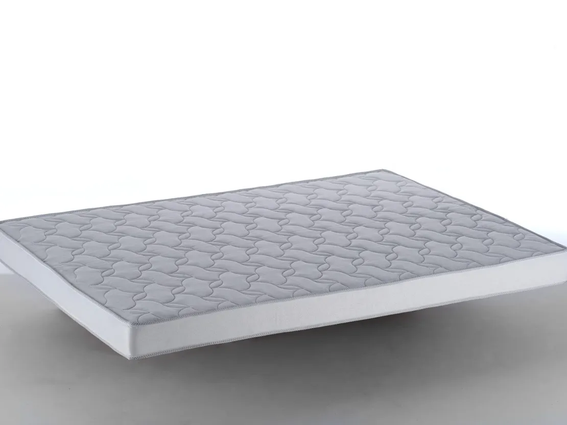 Materasso Comodo H13 in poliuretano con fodera con piano superiore trapuntato non sfoderabile di Family Bedding