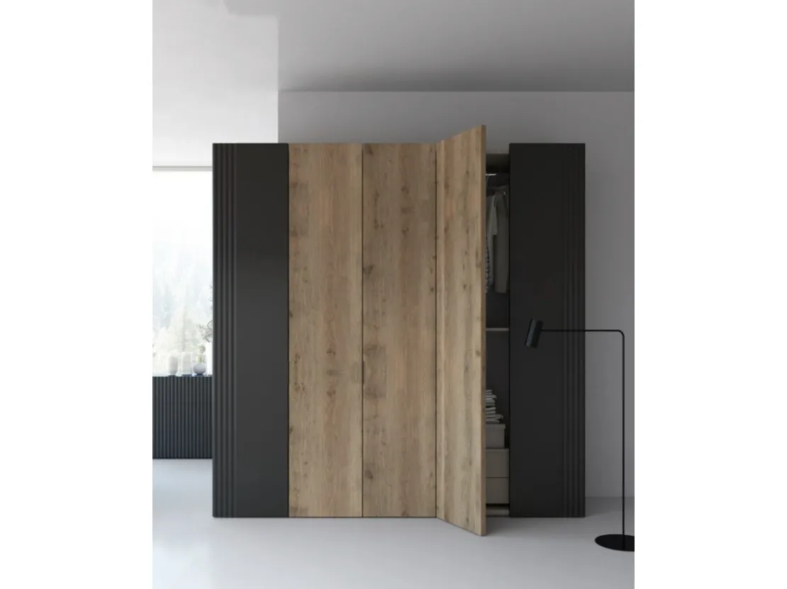 Armadio con ante battenti Wave di Fratelli Mirandola