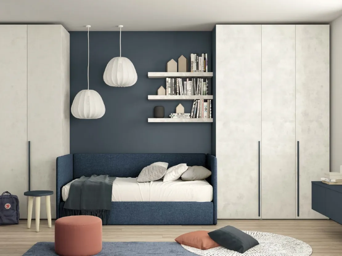 Cameretta salvaspazio Golf C107 in melaminico Colombini Casa