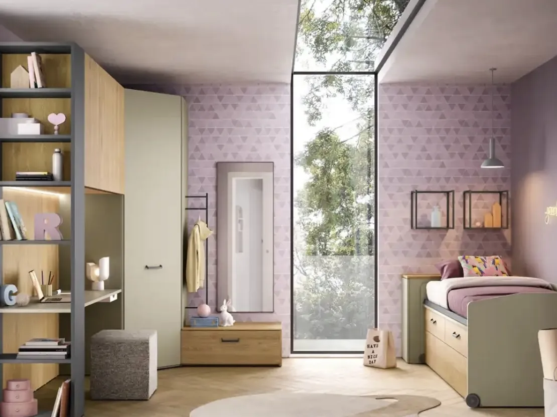 Cameretta a ponte K122 di Moretti Compact Camerette