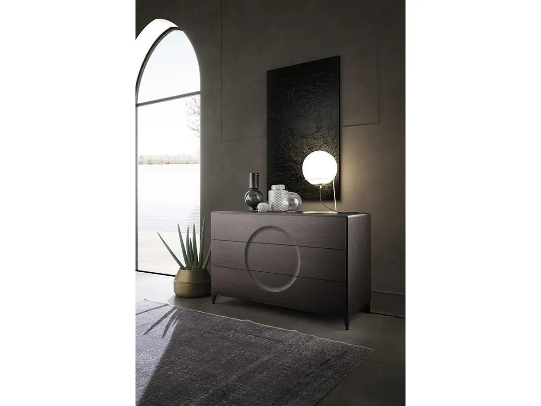 Comò Ring in legno di Mobilgam