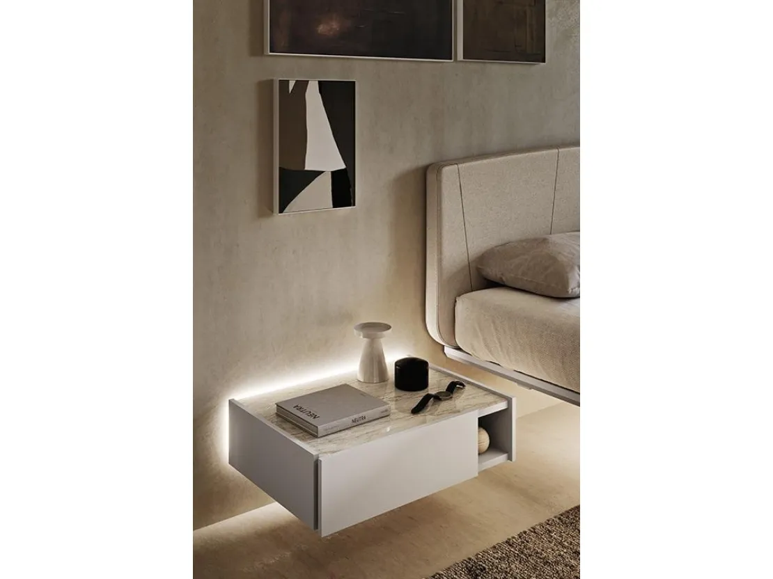 Comodino sospeso Smart di Mobilgam