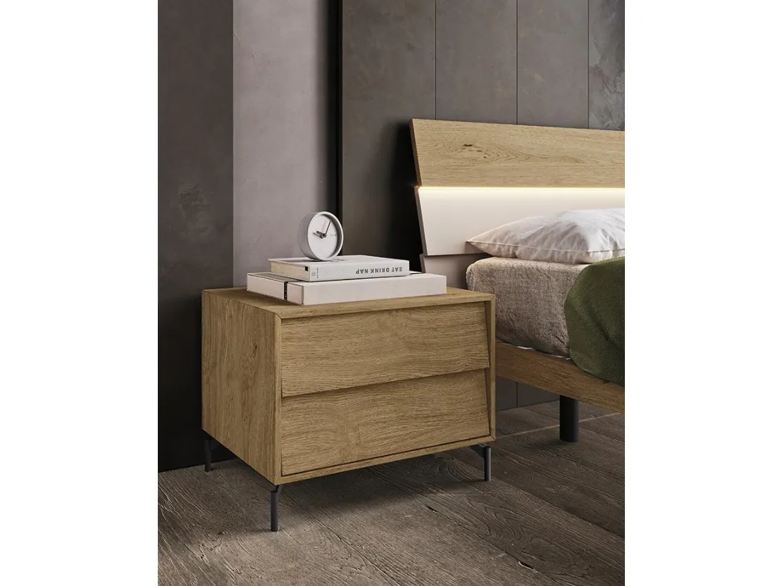 Comodino in legno Vela di Mobilgam