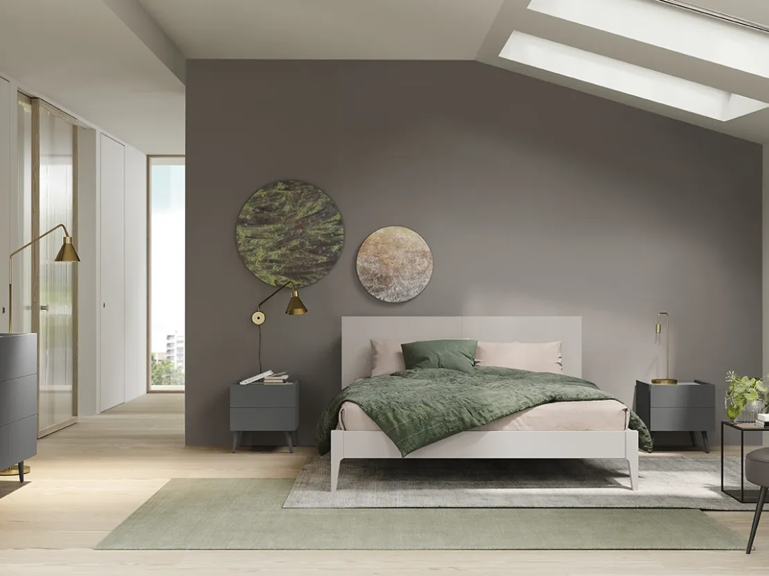 Letto matrimoniale Mushy di Colombini Casa