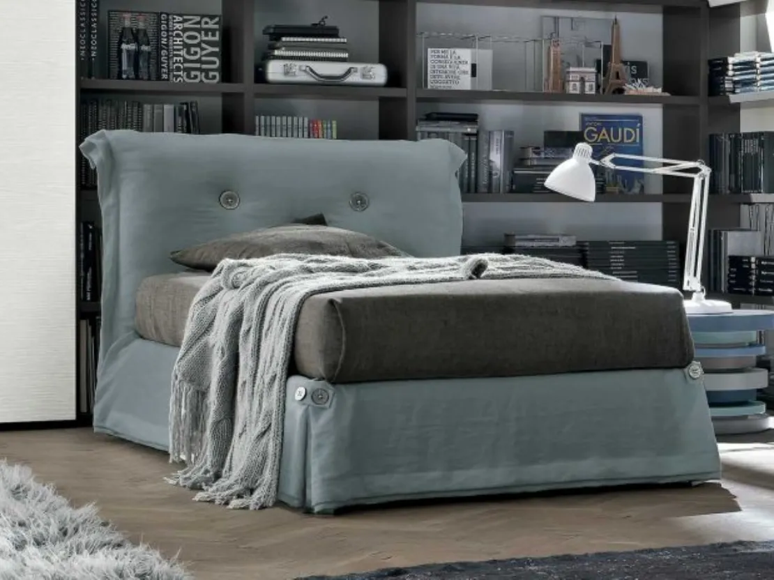 Letto singolo con testiera Amami di Tomasella
