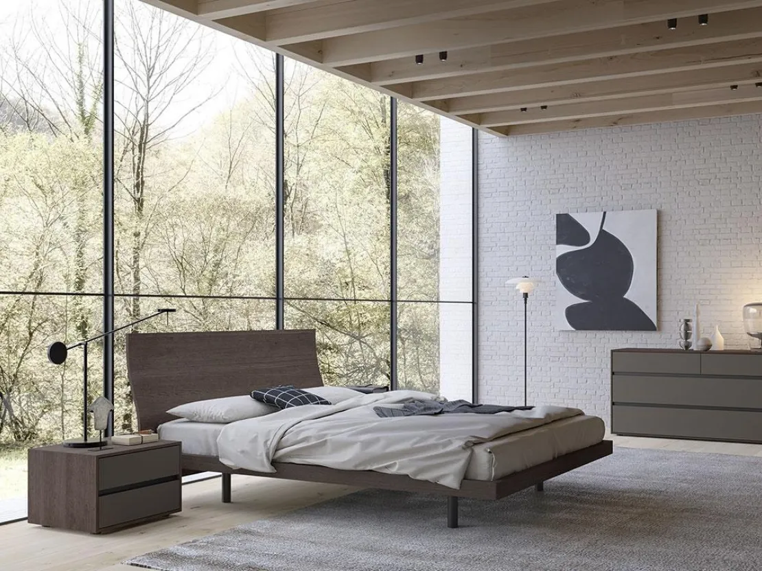 Letto in legno Silom di Mobilgam