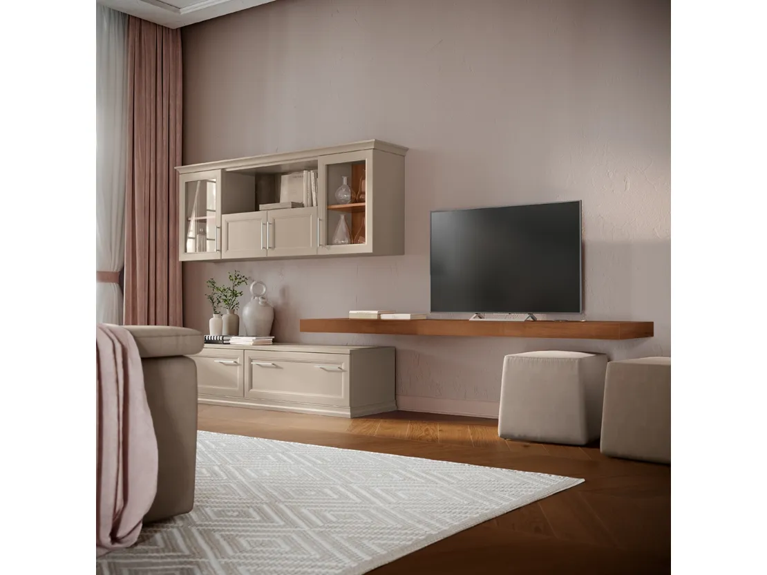 Parete Attrezzata Arcadia AS011 di Colombini Casa