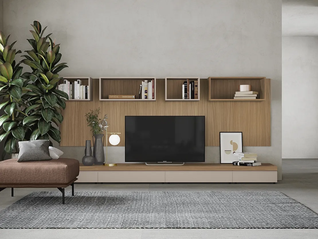 Parete Attrezzata Golf Contract R02 di Colombini Casa