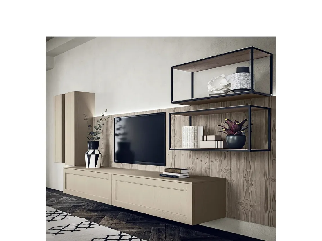 Parete Attrezzata M01 Maestrale di Scandola