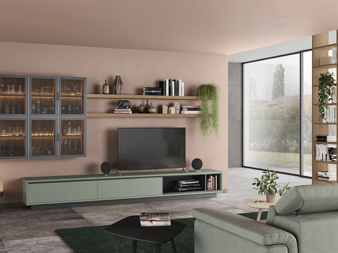 Parete Attrezzata Night & Day L05 di Colombini Casa