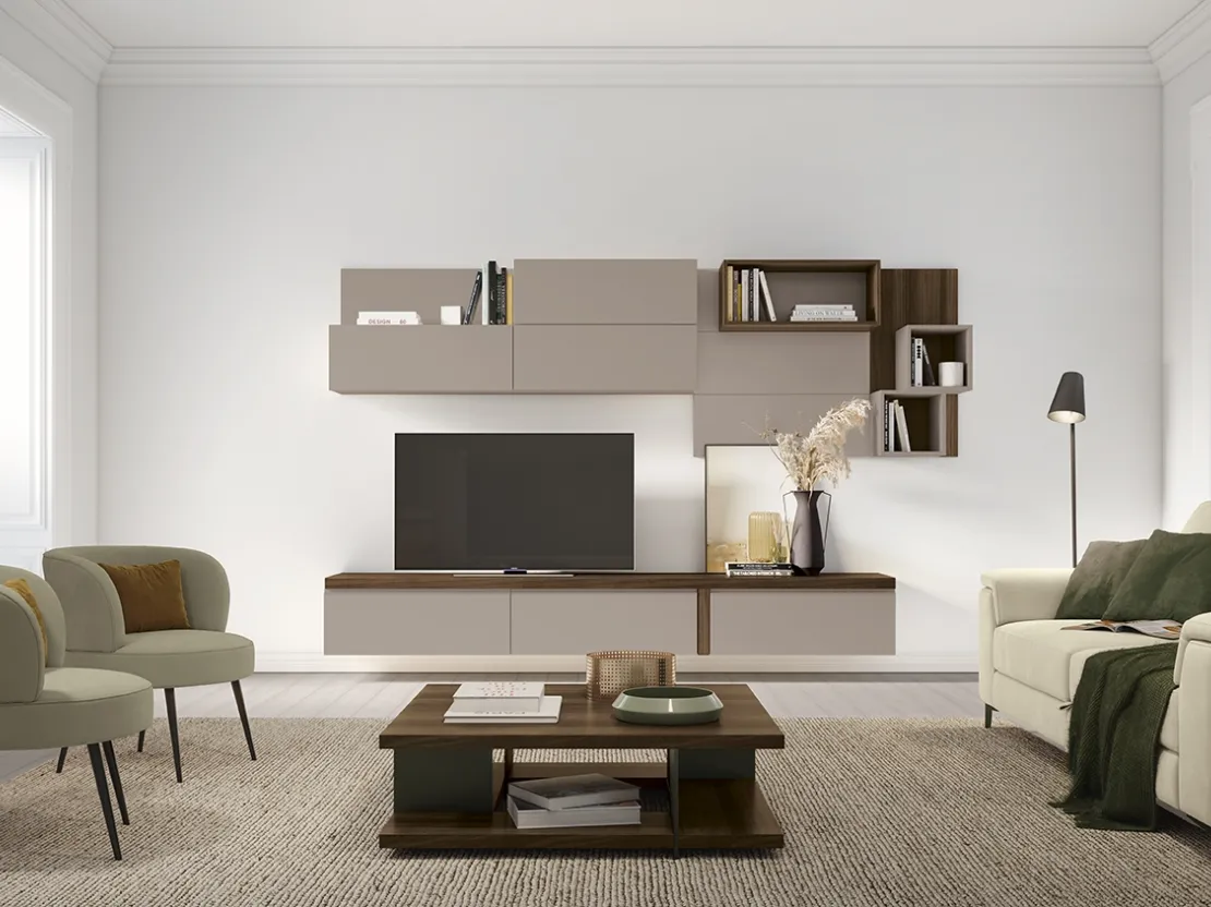 Parete Attrezzata Night & Day L14 di Colombini Casa