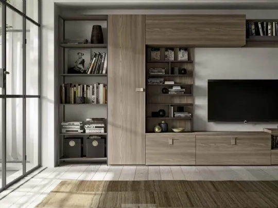 Parete attrezzata Country Wood GF1080