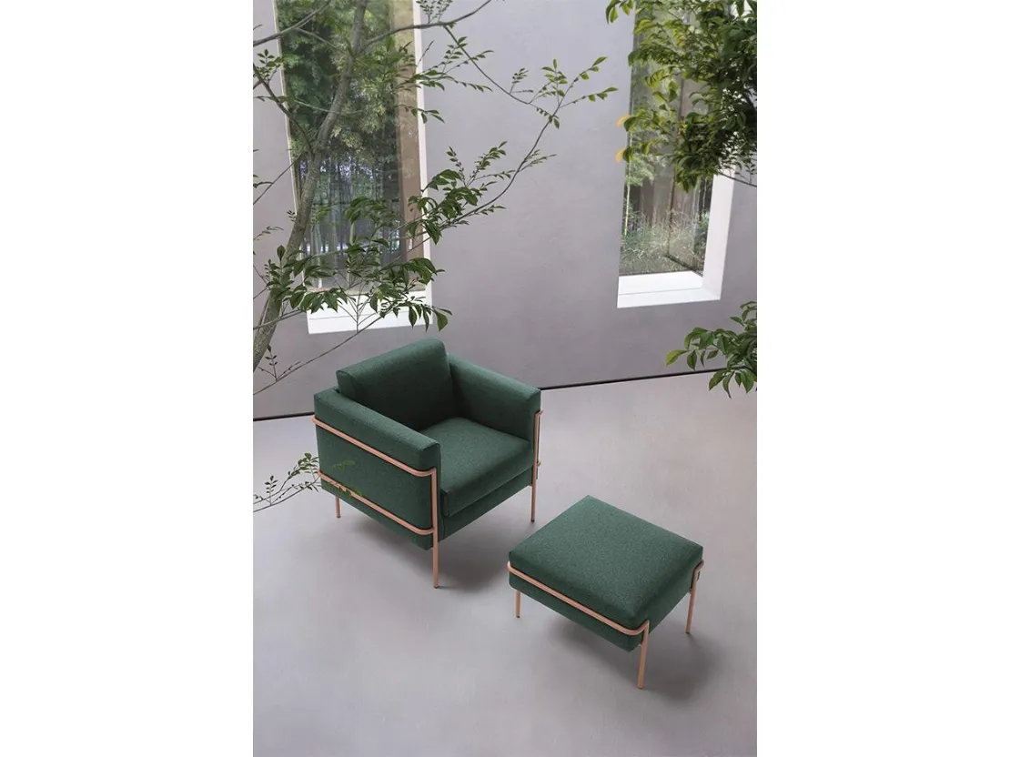 Poltrona in tessuto Icon di Felis