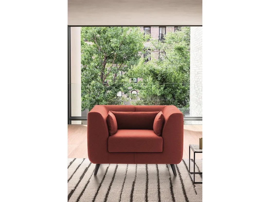 Poltrona Nemo in tessuto di Felis