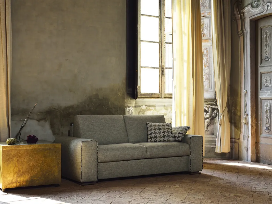 Divano letto lineare in tessuto Bob di Family Bedding