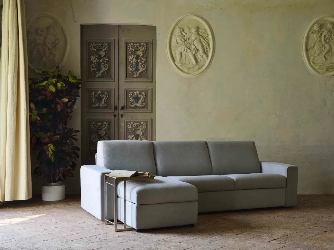 Divano Letto con penisola Civas di Family Bedding