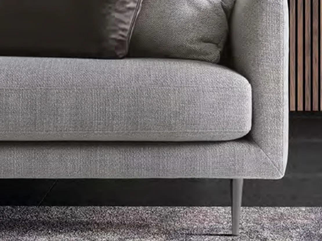 Divano in tessuto con piedini in metallo Tidy Le Comfort