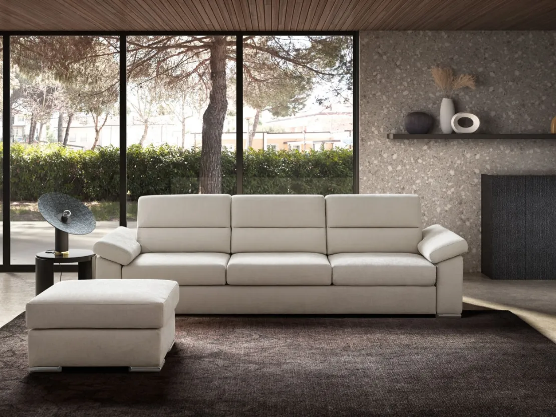Divano lineare Grace di Rizzetto