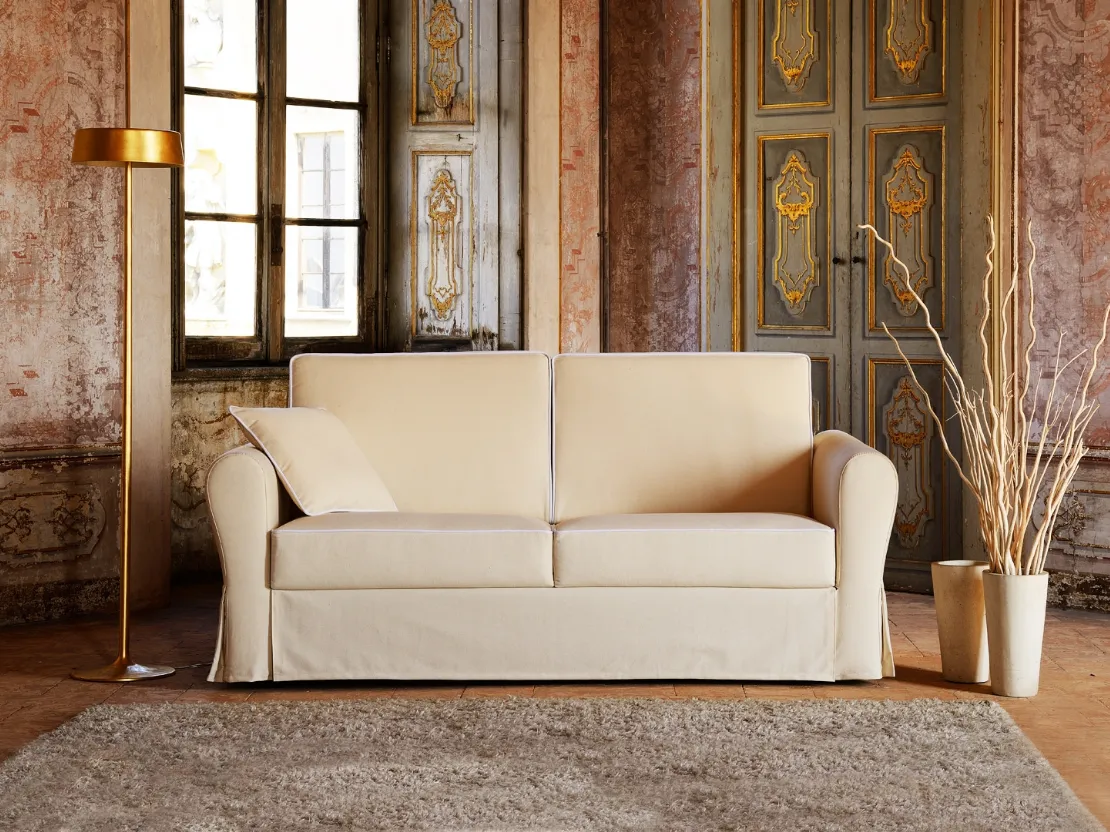 Divano classico a due posti sfoderabile Liz di Family Bedding