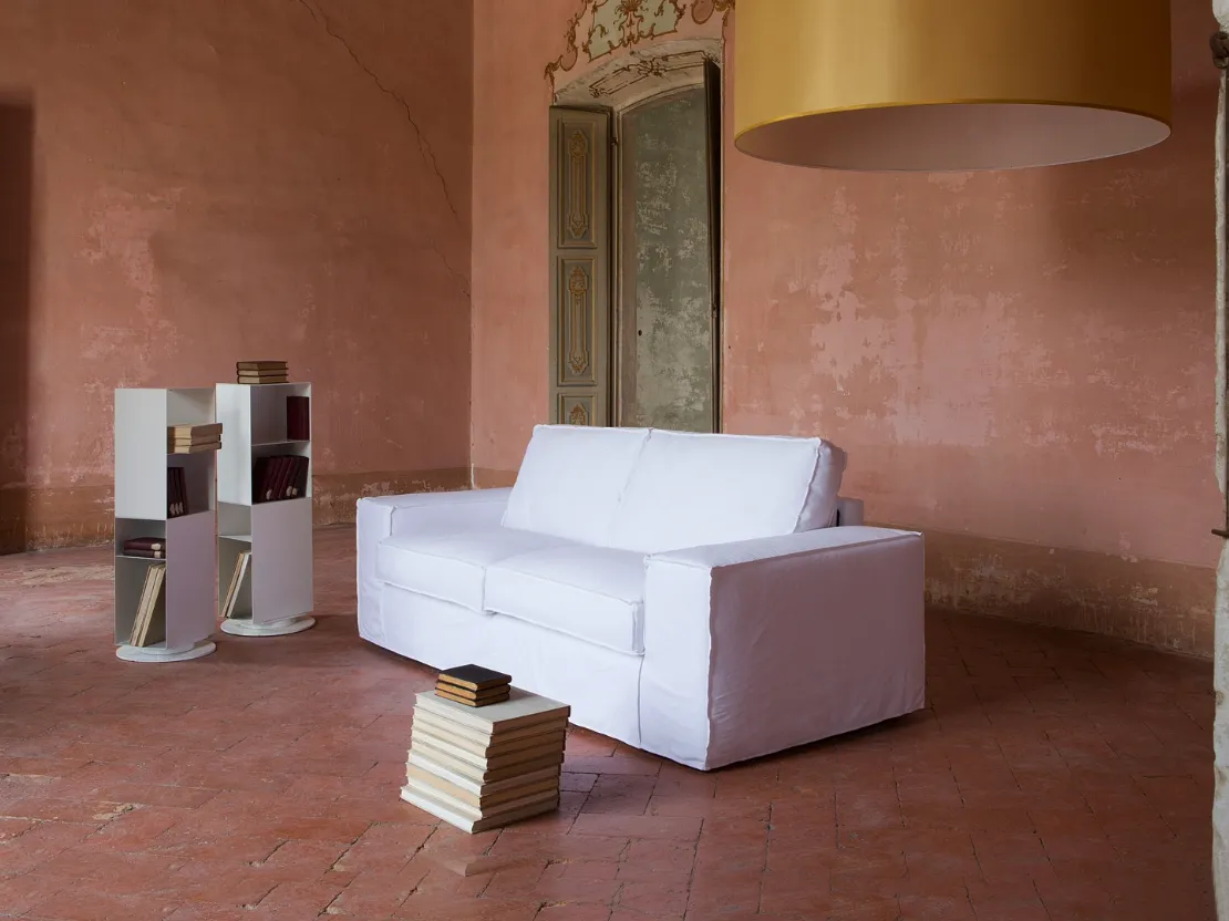Divano lineare in tessuto Morgan Shabby di Family Bedding