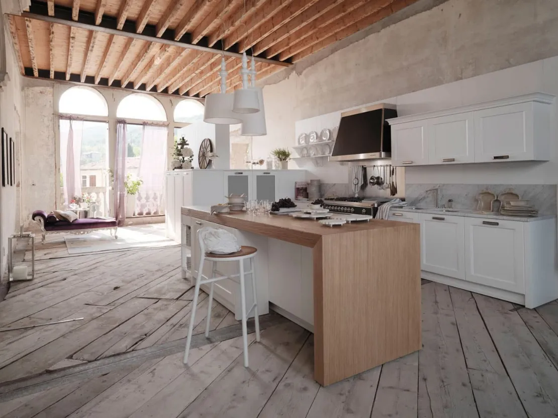 Cucina Classica Asolo con isola di Dibiesse