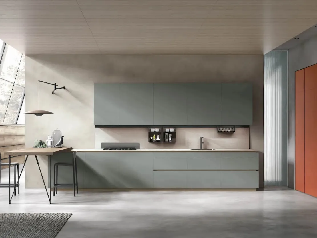 Cucina Moderna angolare Color Trend 04 di Stosa