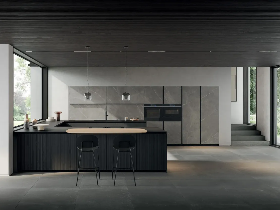 Cucina Moderna Glass 2|0 01 di Arredo3
