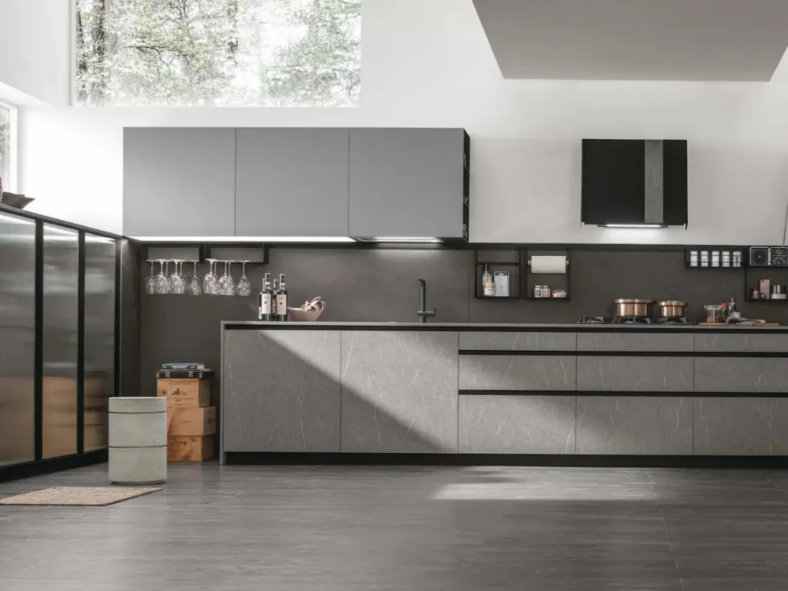 Cucina Moderna ad angolo Metropolis di Stosa
