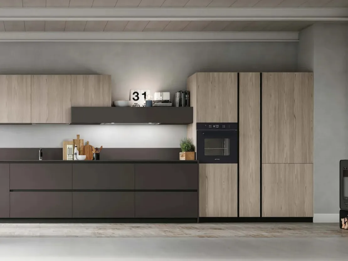 Cucina Moderna lineare Metropolis di Stosa