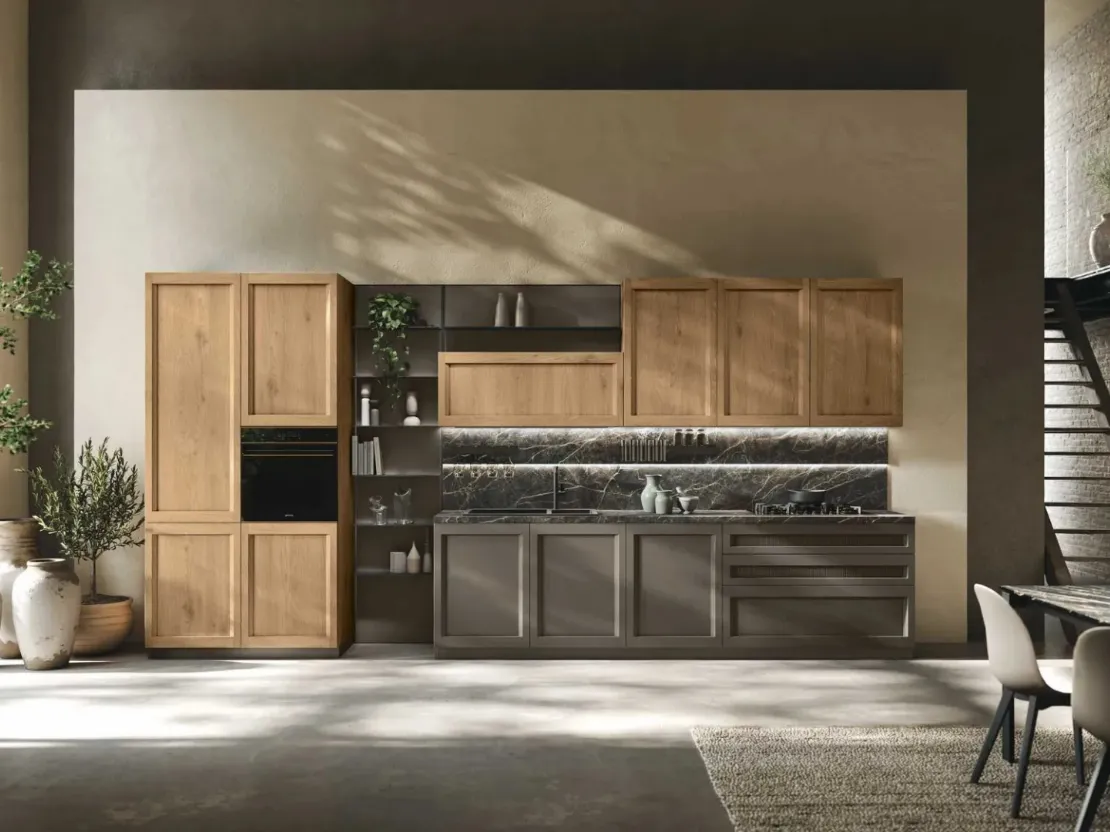 Cucina Moderna lineare Palio 05 di Stosa