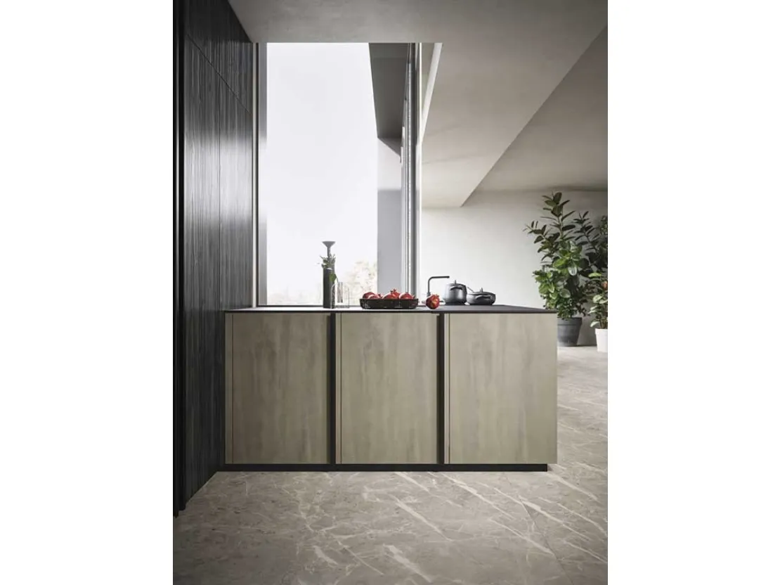 Cucina Moderna Riga con penisola di Dibiesse